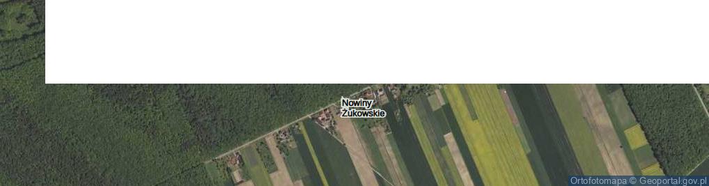 Zdjęcie satelitarne Nowiny Żukowskie ul.